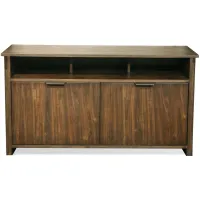 Newell 54" TV Console in Brushed Acacia by Riverside Furniture