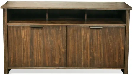 Newell 54" TV Console in Brushed Acacia by Riverside Furniture