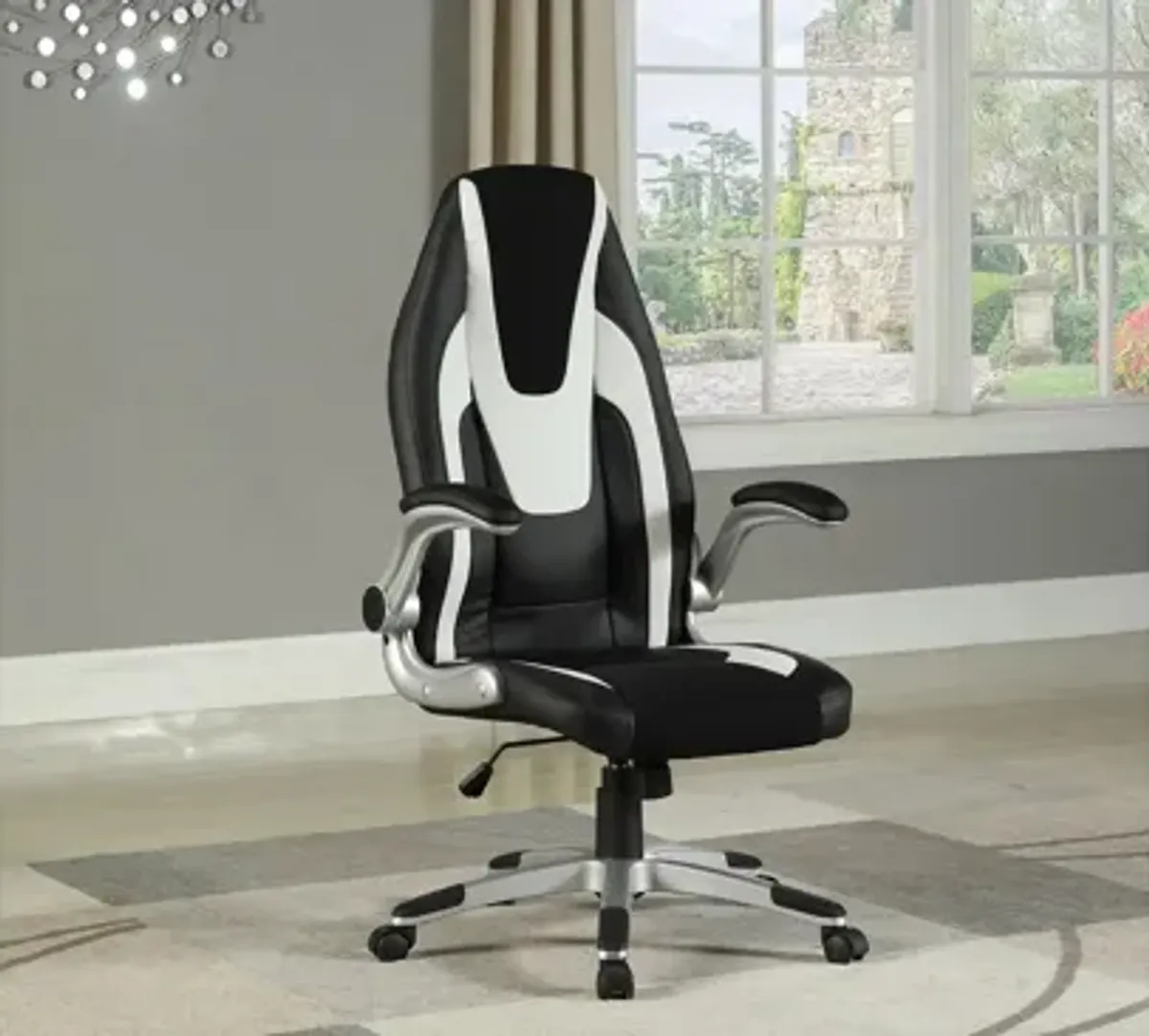 Modern Ergonomic 2-Tone Adjustable Computer Chair