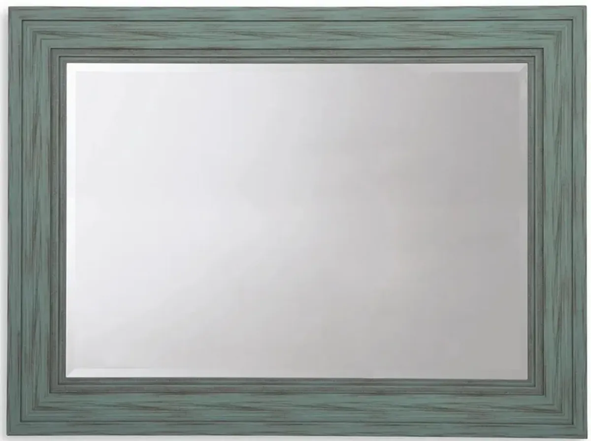 Jacee Accent Mirror in Antique Teal by Ashley Furniture