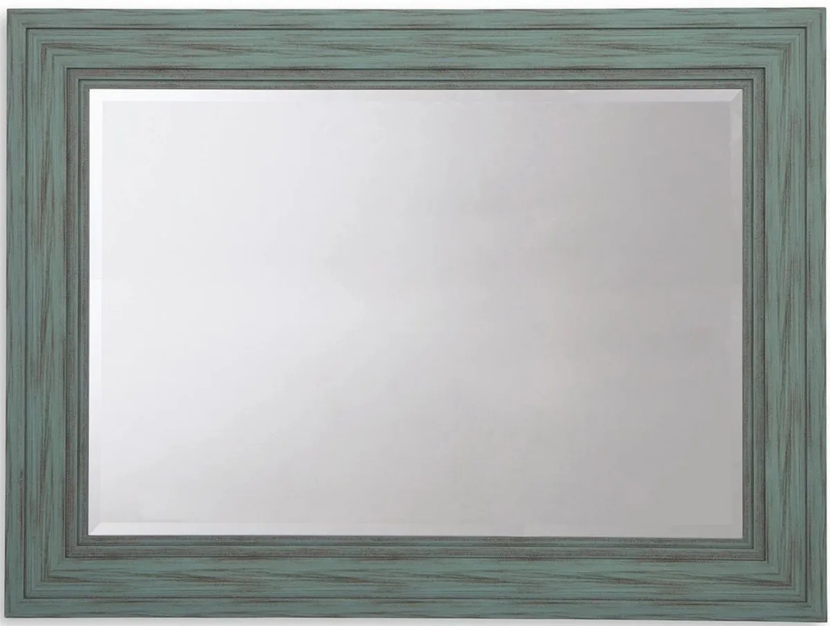 Jacee Accent Mirror in Antique Teal by Ashley Furniture
