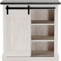 Kabel Accent Cabinet in White/Gray by Ashley Furniture