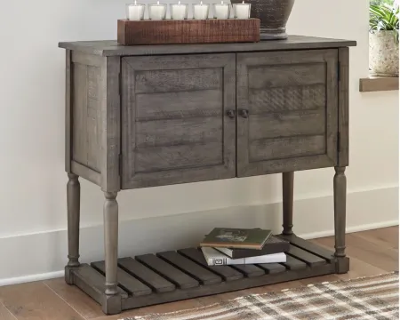 Lennick Accent Cabinet in Antique Gray by Ashley Express