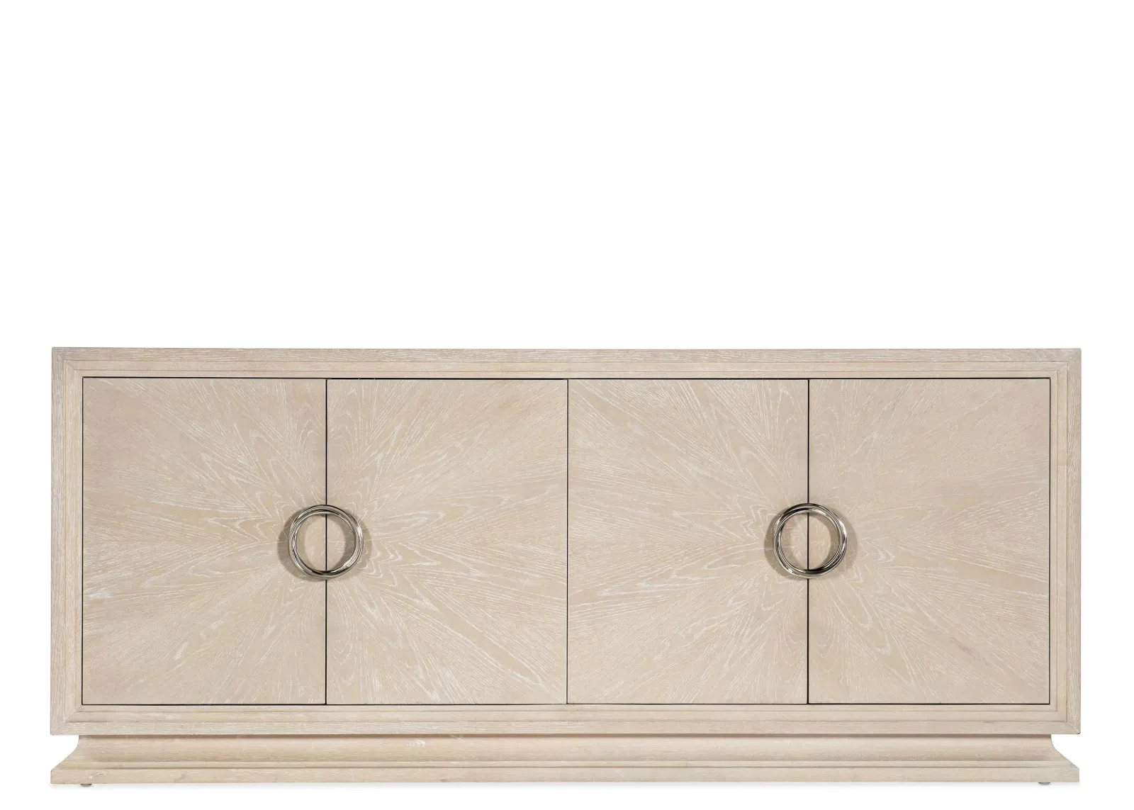 Nouveau Chic Entertainment Console in Sandstone by Hooker Furniture