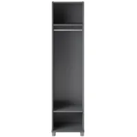 Camberly Mudroom Cabinet in Graphite Gray by DOREL HOME FURNISHINGS