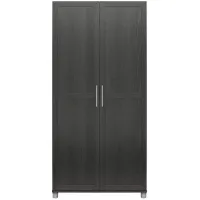 Camberly Freestanding Closet in Black Oak by DOREL HOME FURNISHINGS