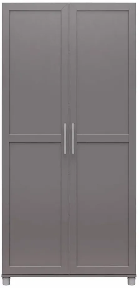 Camberly Freestanding Closet in Graphite Gray by DOREL HOME FURNISHINGS