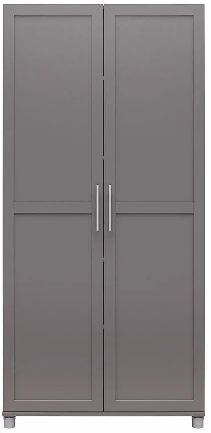 Camberly Freestanding Closet in Graphite Gray by DOREL HOME FURNISHINGS