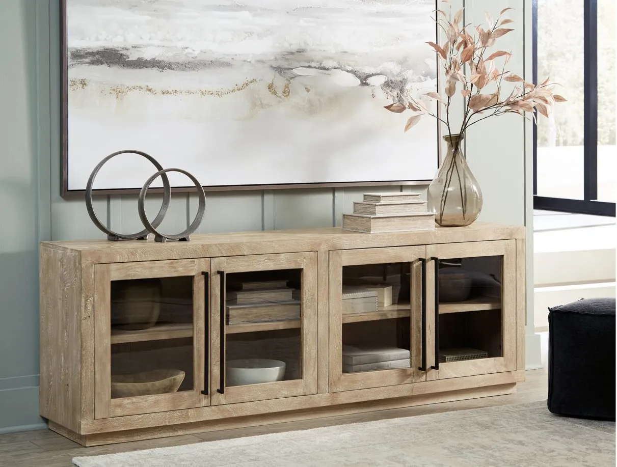 Belenburg Accent Cabinet in Washed Brown by Ashley Furniture