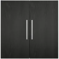 Camberly Wall-Mounted Cabinet in Black Oak by DOREL HOME FURNISHINGS