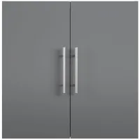 Camberly Wall-Mounted Cabinet in Graphite Gray by DOREL HOME FURNISHINGS