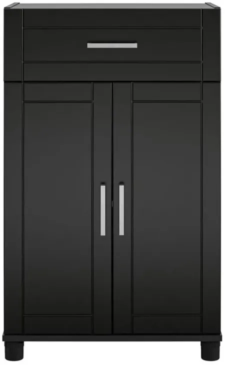 Callahan Storage Cupboard in Black by DOREL HOME FURNISHINGS