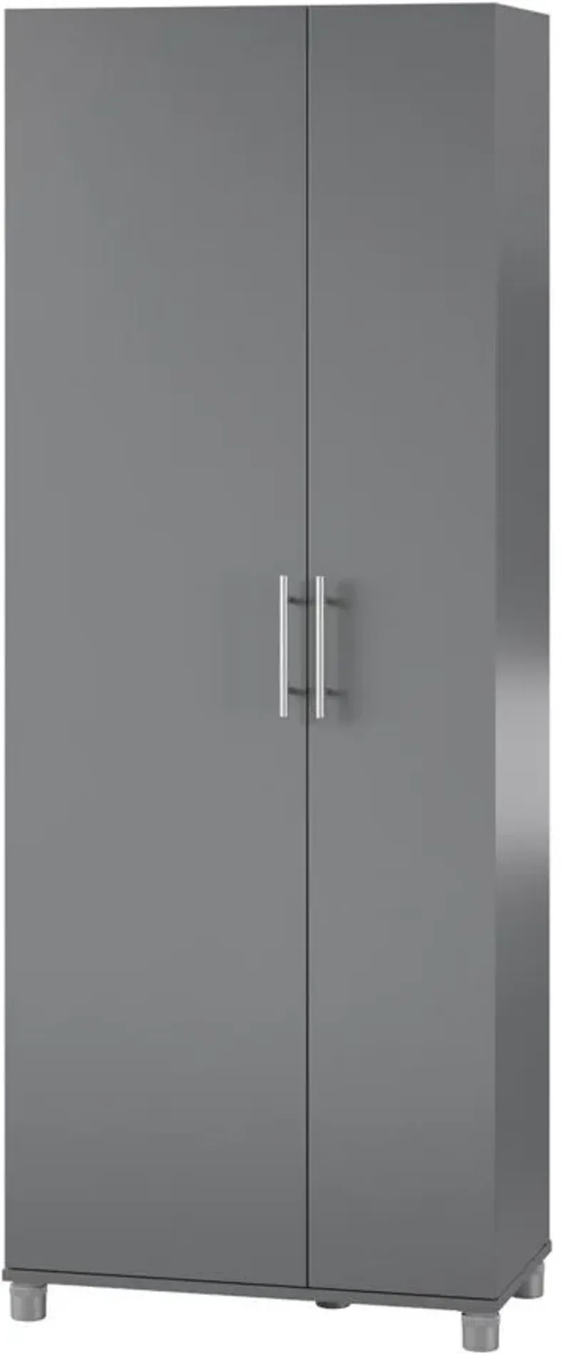 Camberly Asymmetrical Cabinet in Graphite Gray by DOREL HOME FURNISHINGS