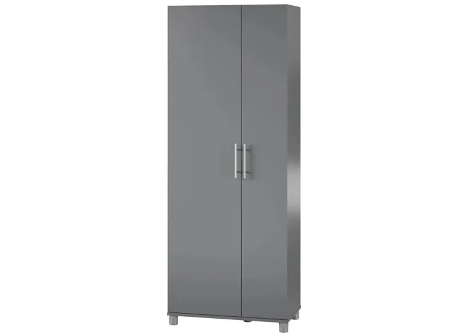 Camberly Asymmetrical Cabinet in Graphite Gray by DOREL HOME FURNISHINGS