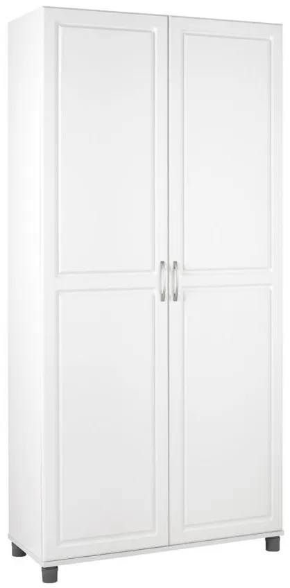 Kendall Utility Cabinet in White by DOREL HOME FURNISHINGS