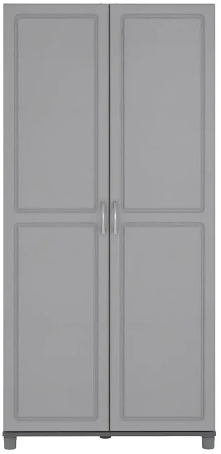 Kendall Utility Cabinet in Gray by DOREL HOME FURNISHINGS
