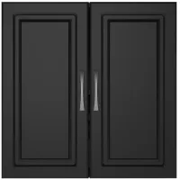 Kendall Wall-Mounted Cabinet in Black by DOREL HOME FURNISHINGS