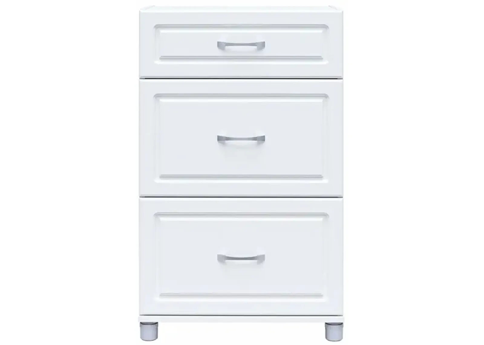 Kendall 3 Drawer Cabinet in White by DOREL HOME FURNISHINGS