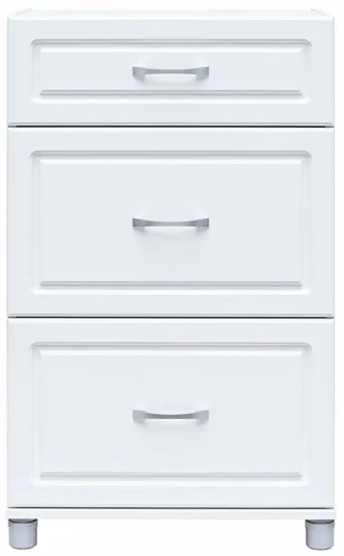 Kendall 3 Drawer Cabinet in White by DOREL HOME FURNISHINGS