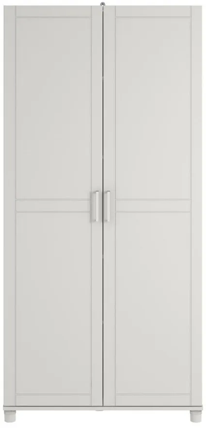 Callahan Storage Cabinet in White by DOREL HOME FURNISHINGS