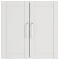 Callahan Wall-Mounted Cupboard in White by DOREL HOME FURNISHINGS