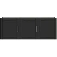 Callahan Wall-Mounted Cabinet in Black by DOREL HOME FURNISHINGS