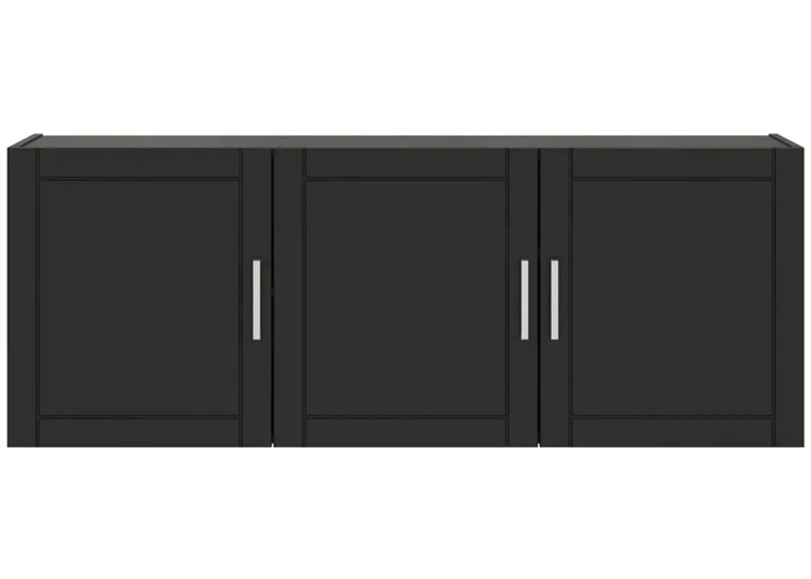 Callahan Wall-Mounted Cabinet in Black by DOREL HOME FURNISHINGS