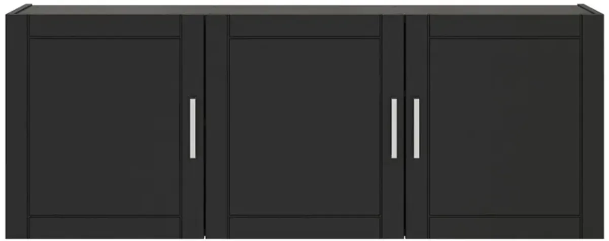 Callahan Wall-Mounted Cabinet in Black by DOREL HOME FURNISHINGS