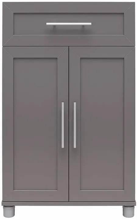 Camberly Cabinet w/ Drawer in Graphite Gray by DOREL HOME FURNISHINGS