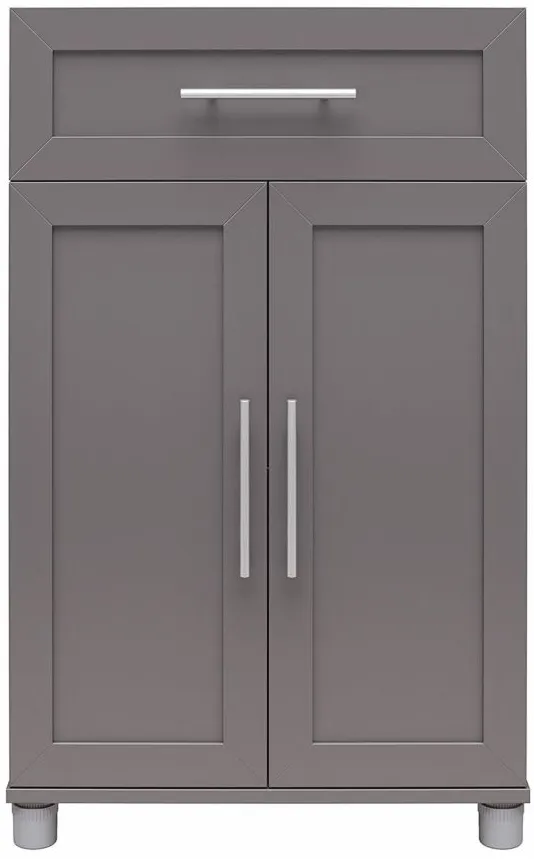 Camberly Cabinet w/ Drawer in Graphite Gray by DOREL HOME FURNISHINGS