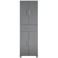 Camberly Organizer Cabinet in Graphite Gray by DOREL HOME FURNISHINGS