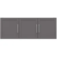 Camberly Wall-Mounted Cupboard in Graphite Gray by DOREL HOME FURNISHINGS