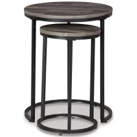 Briarsboro Accent Table (Set of 2) in Black/Gray by Ashley Express