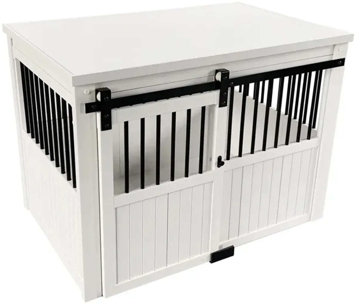 Homestead XL Dog Crate in Antique White