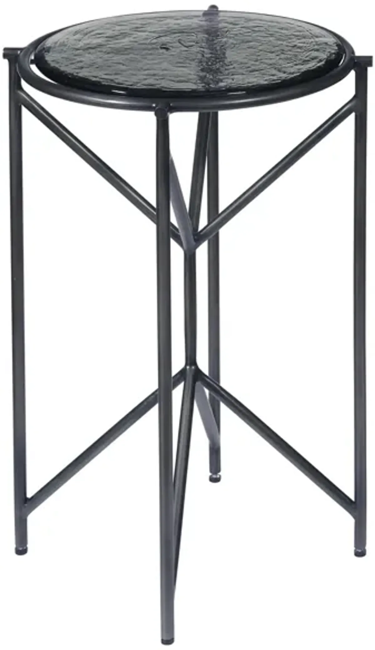Maddy Glass Top Accent Table