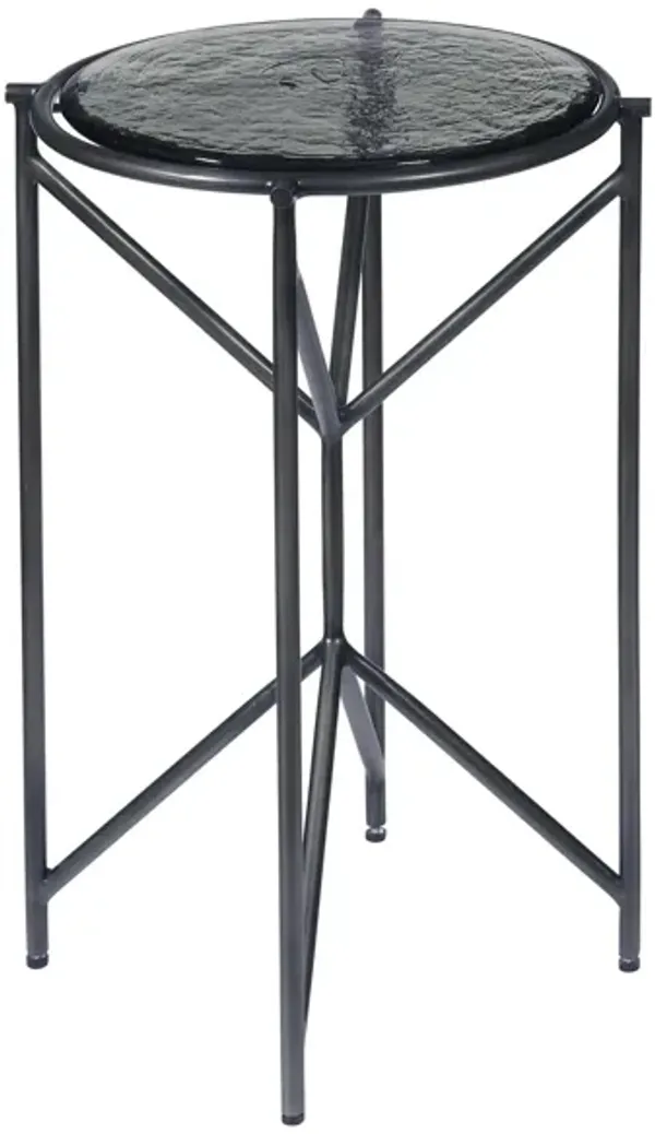 Maddy Glass Top Accent Table