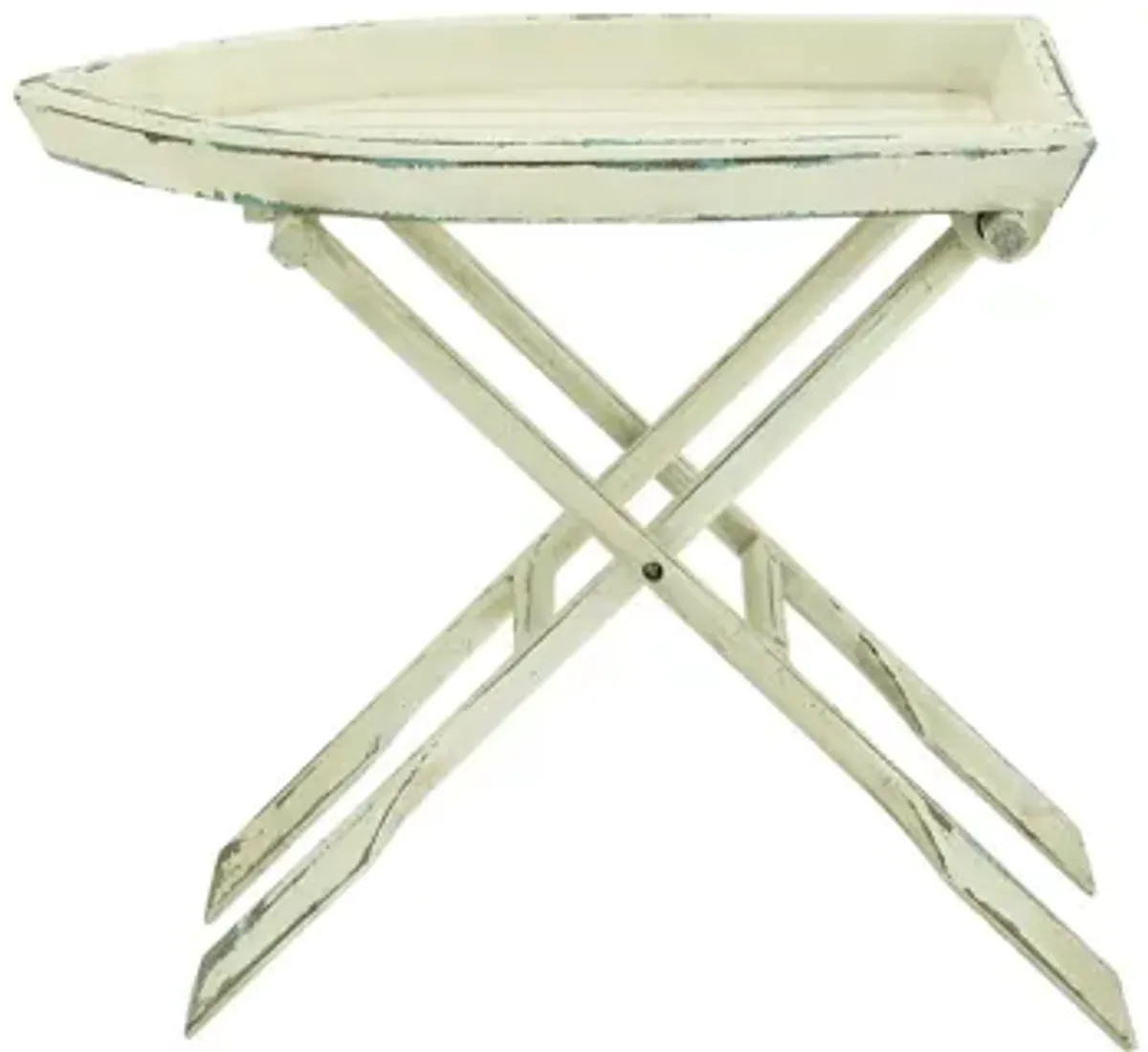 Ivy Collection Boat Accent Table