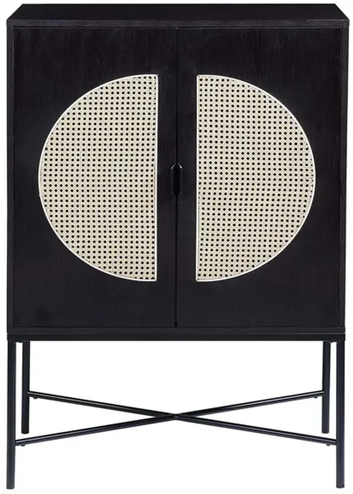 Colson Wine Cabinet in Black by Acme Furniture Industry