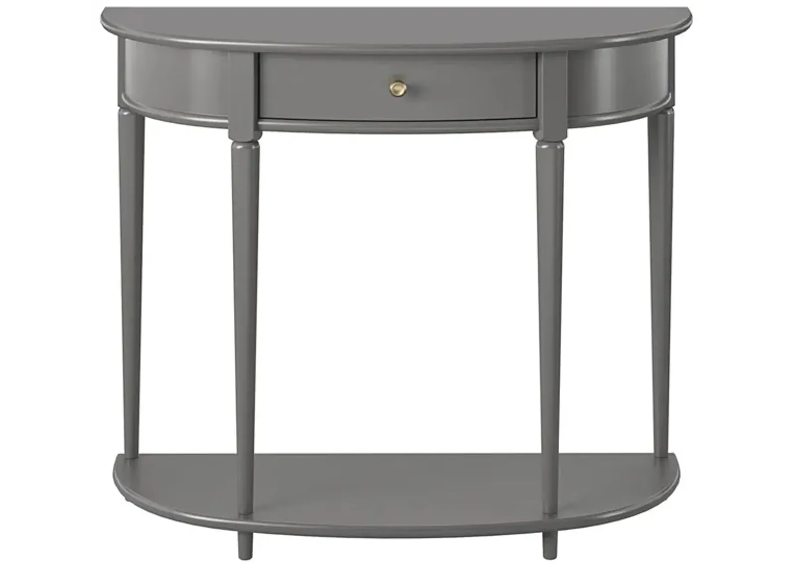 Aurora Home Half-Moon Console Table