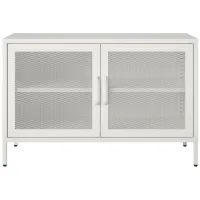 Sunset District Storage Cabinet in White by DOREL HOME FURNISHINGS