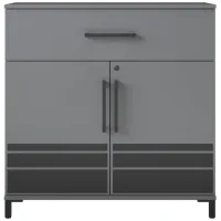 Shelby Garage Base Cabinet in Graphite by DOREL HOME FURNISHINGS