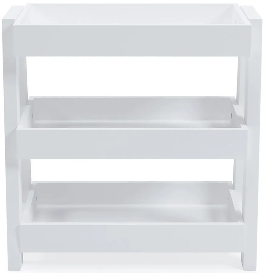 Blariden Shelf Accent Table in White by Ashley Express