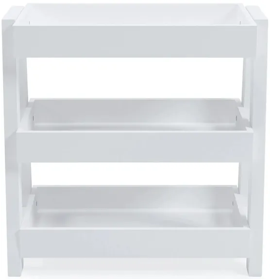 Blariden Shelf Accent Table in White by Ashley Express