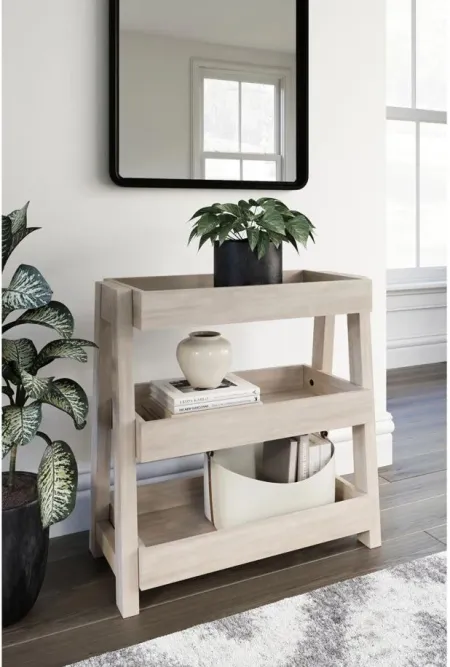 Blariden Shelf Accent Table in Light Tan by Ashley Express