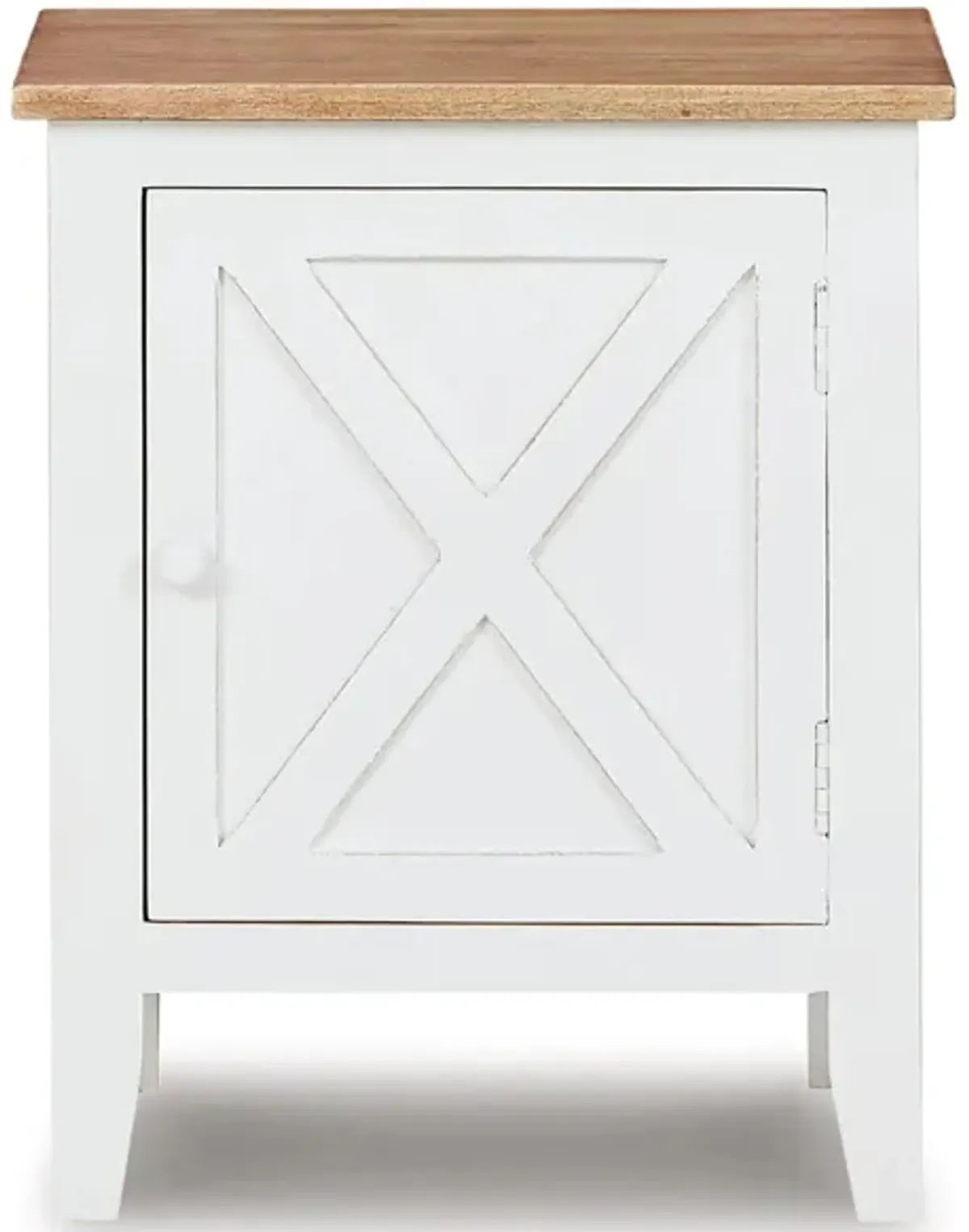 Gylesburg Accent Cabinet in White/Brown by Ashley Express