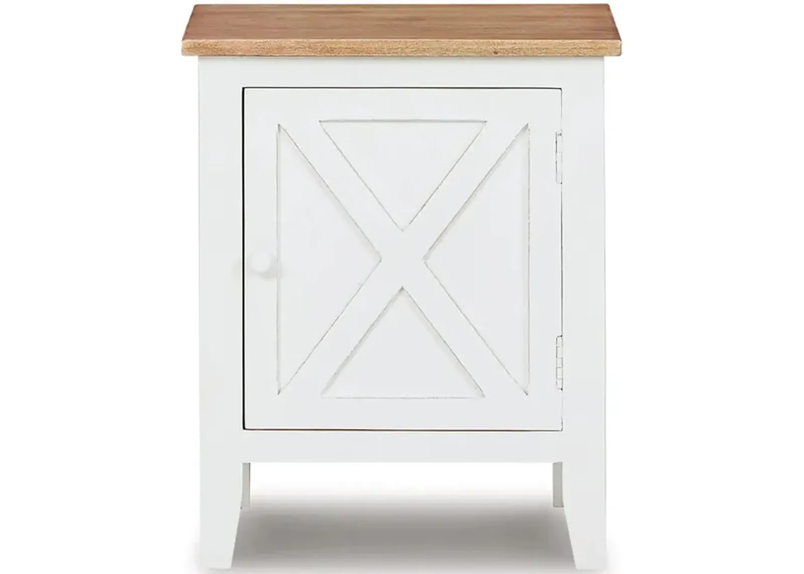 Gylesburg Accent Cabinet in White/Brown by Ashley Express