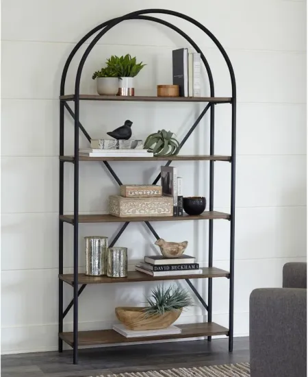 Perdita Bookcase in Brown by Ashley Furniture