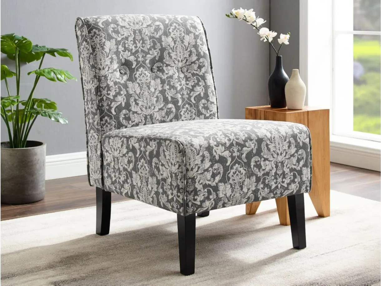 Coco Accent Chair in Black by Linon Home Decor