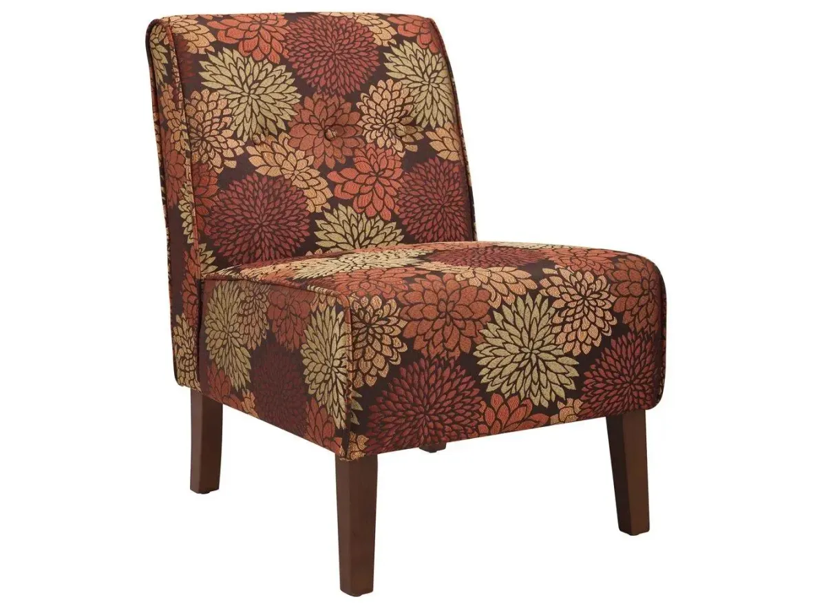 Coco Accent Chair in Dark Walnut by Linon Home Decor