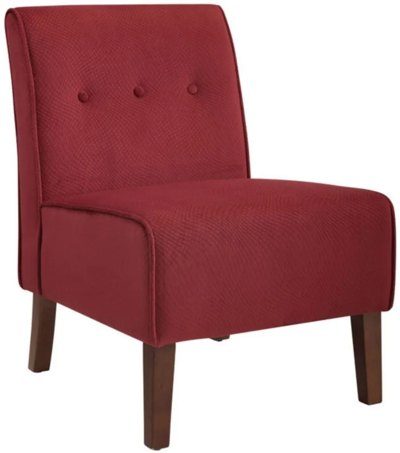 Coco Accent Chair in Dark Walnut by Linon Home Decor